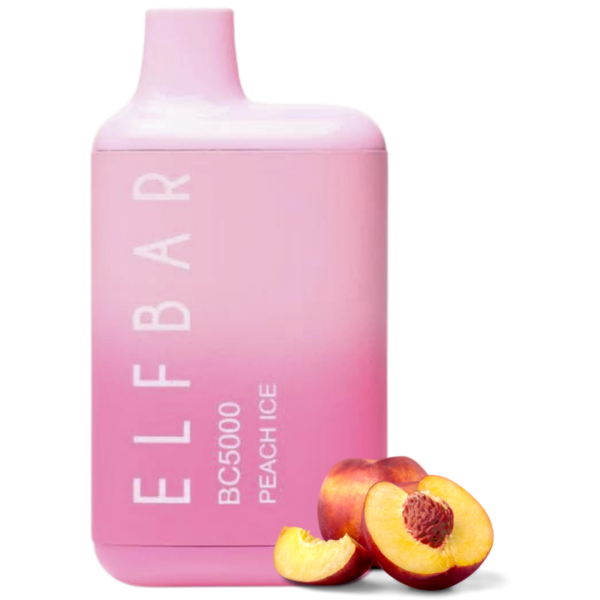 Elf Bar 5000 Peach Ice Disposable Vape 20mg/ml