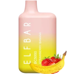Elf Bar 5000 Strawberry Banana - Disposable Vape