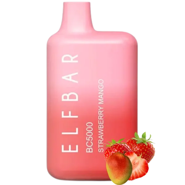 Elf Bar 5000 Strawberry Mango 20mg/ml Disposable Vape