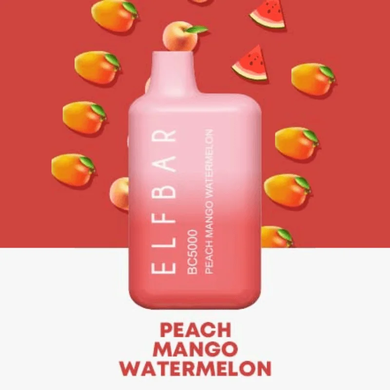 elf bar 5000 peach mango watermelon