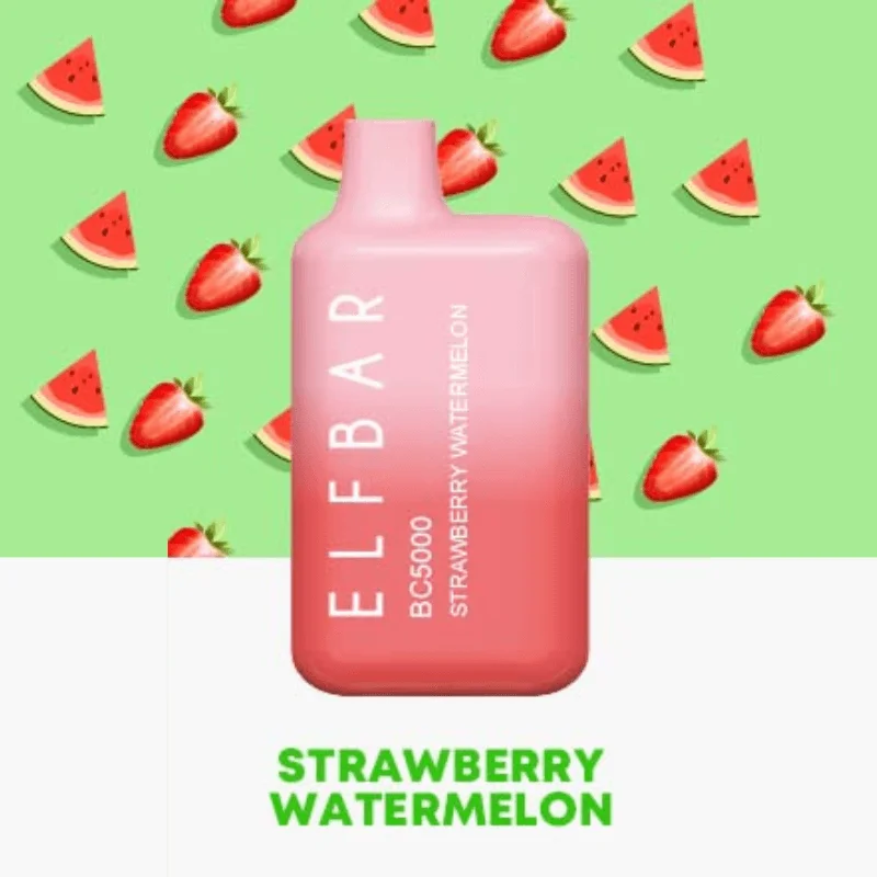 Flavor - Strawberry watermelon Elf bar 5000 puffs disposable vape