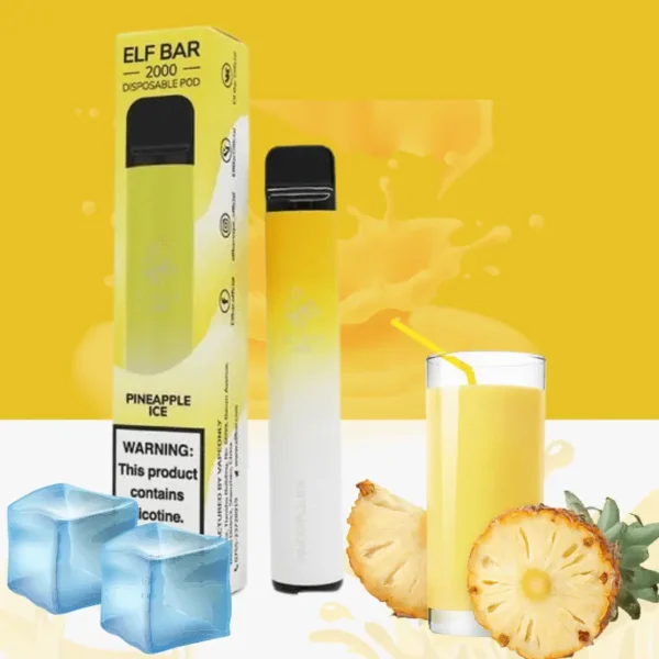 Pineapple Ice Elf Bar 2600 Puffs Disposable Vape