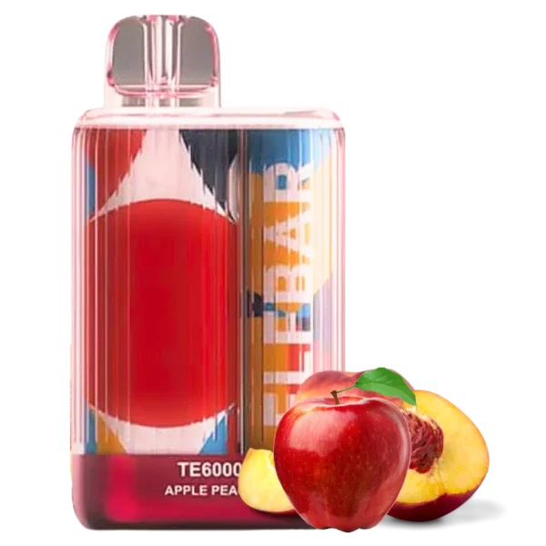 Elf Bar Apple Peach Flavor Disposable Vape - TE6000 Puffs