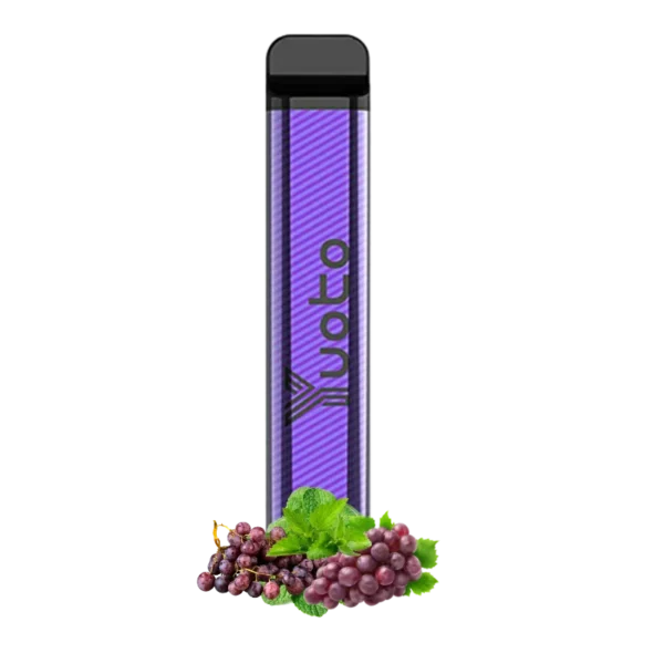 Yuoto 2500 Puffs Grape Mint - Disposable Vape In Dubai
