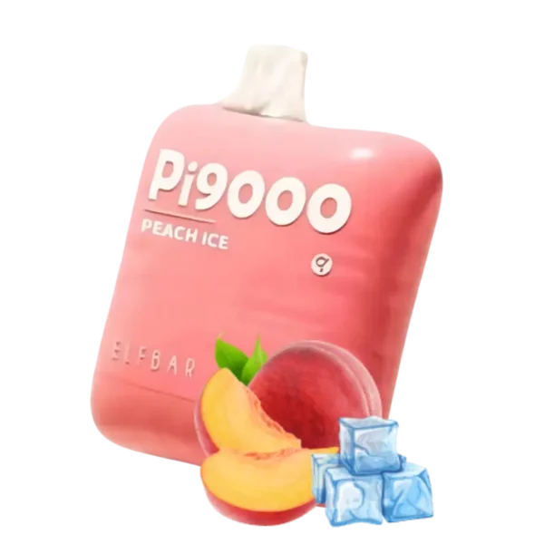 elf bar pi9000 peach ice flavor