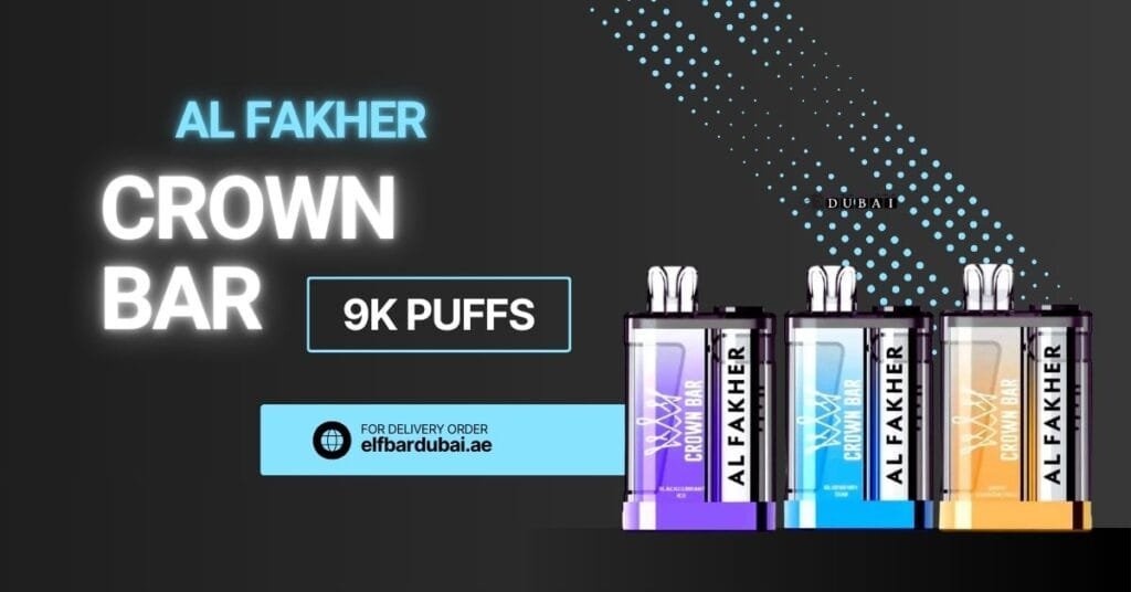 Al Fakher Crown Bar Crystal 9000 Puffs Disposal Vape in Dubai, UAE
