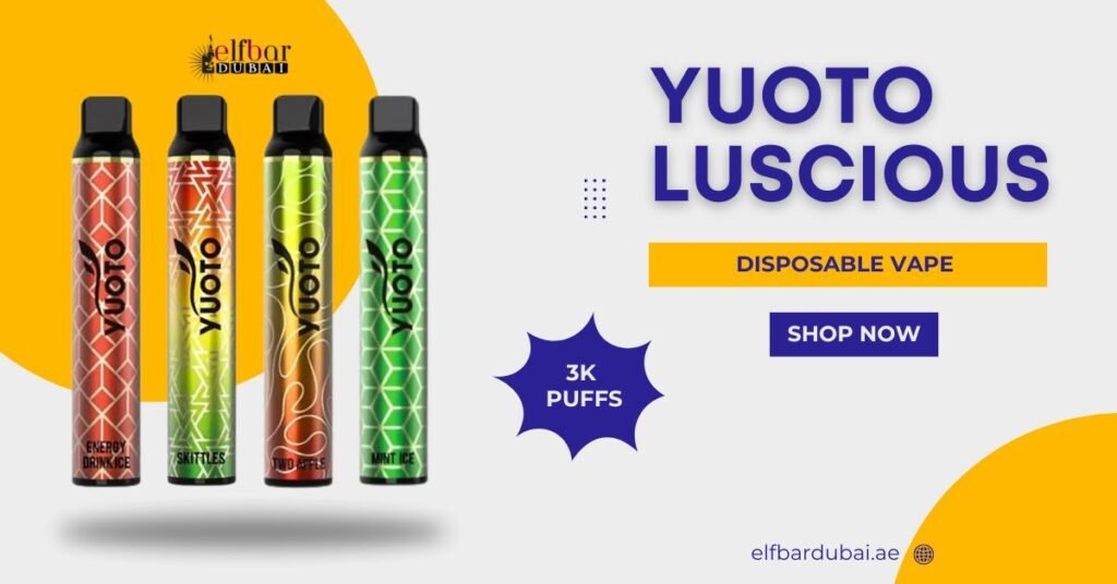 Yuoto Luscious 3k puffs disposable vape