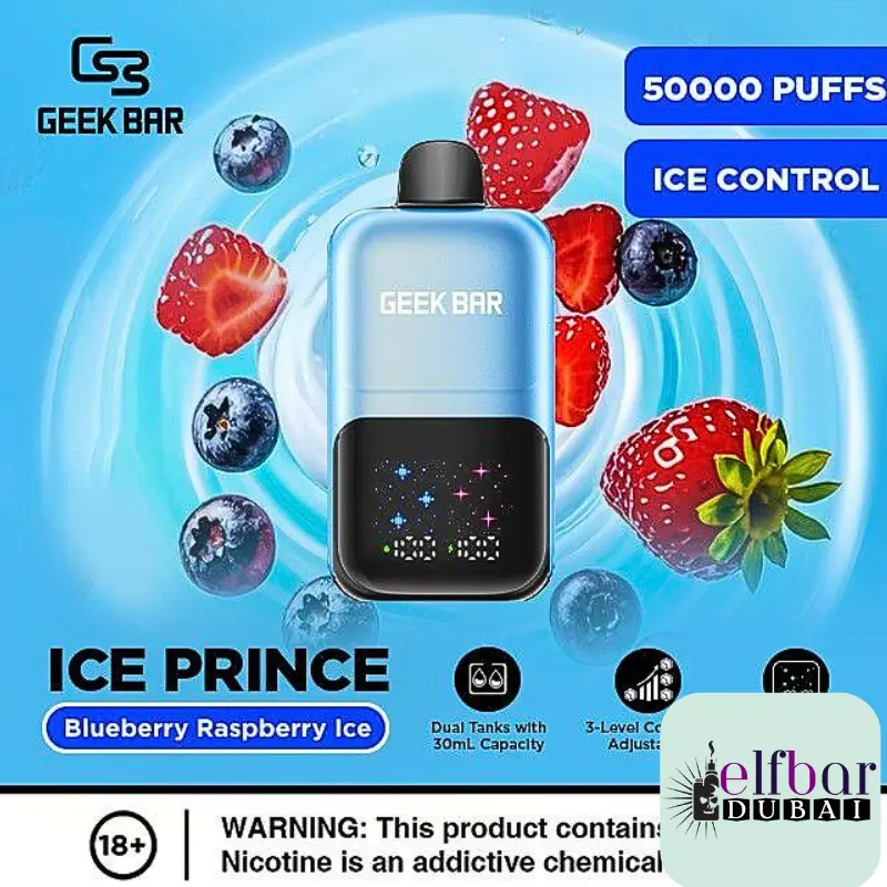 Geek Bar Ice Prince 50000 Puffs Disposable Vape In UAE