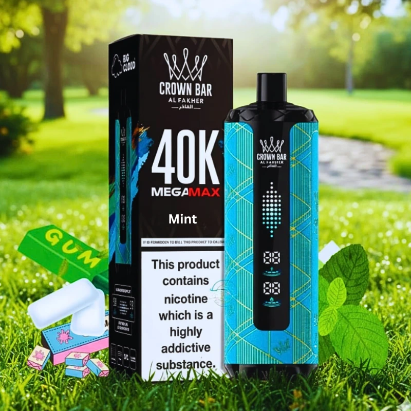 Al Fakher Crown Bar Mint Mega Max 40000 Puffs Disposable Vape in UAE